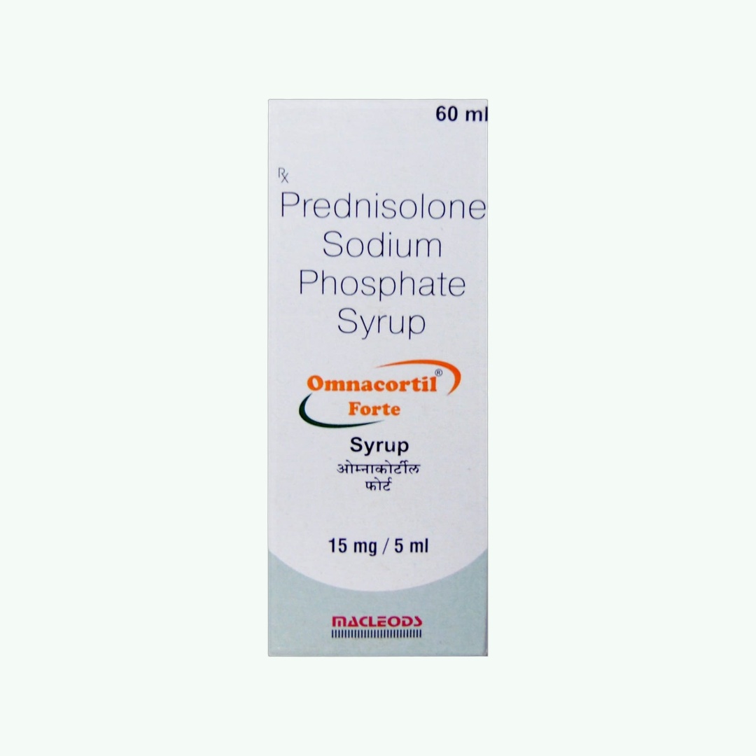 Omnacortil Forte (Prednisolone Sodium Phosphate 15 mg/5 ml Syrup)