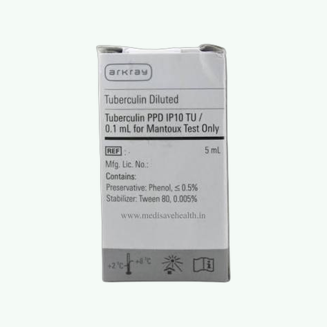 Tuberculin PPD 2 TU/0.1 ml (5 ml Vial)