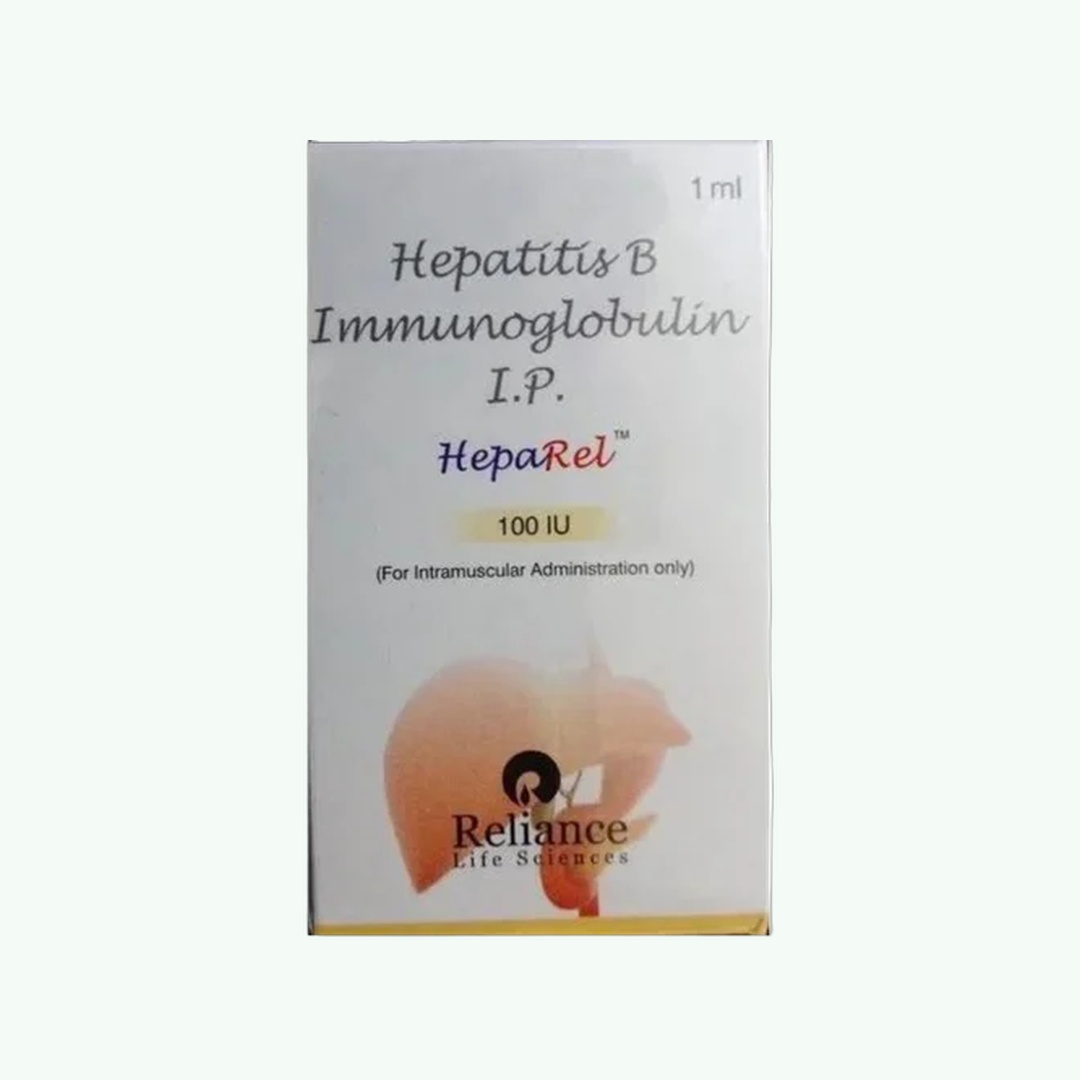 Heparel 100 (Hepatitis B Immunoglobulin 100 IU Vial)