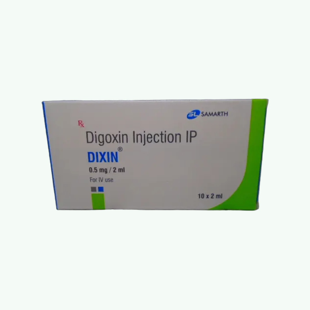 Dixin (Digoxin IP 0.5 mg/ml, 2 ml Ampoule)