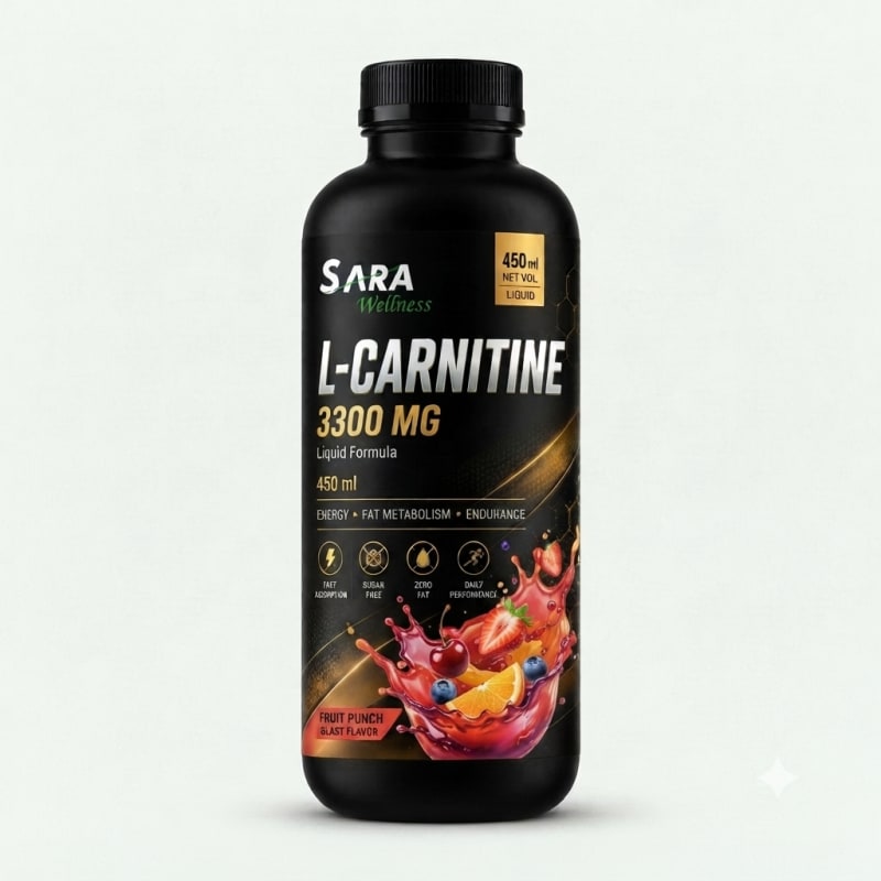 L-Carnitine 3300MG Liquid 450ml Fruit Punch