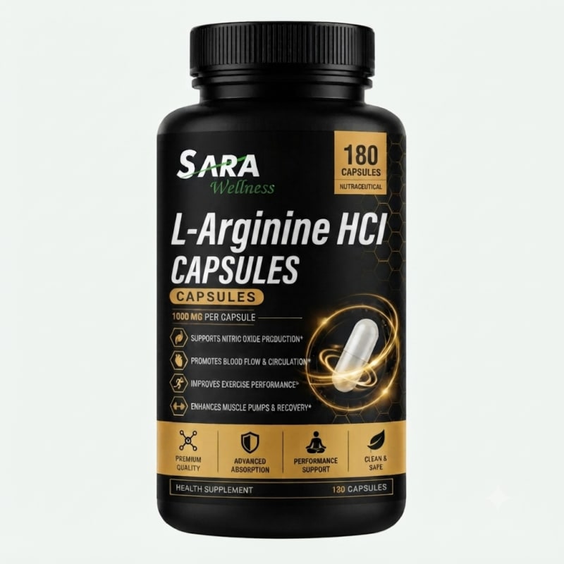 L-Arginine HCI Capsules 1000mg 180's