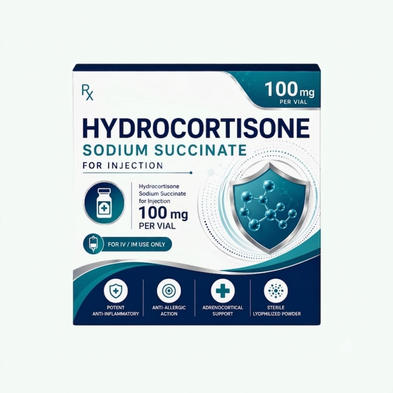 Hydrocortisone Sodium Succinate for Injection 100mg