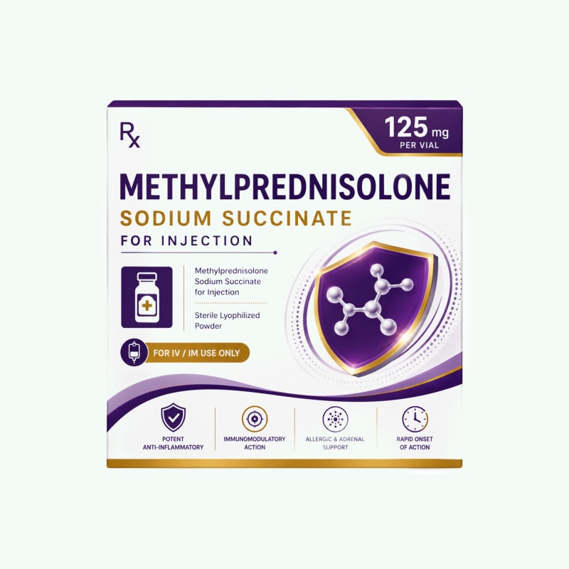 Methylprednisolone Sodium Succinate for Injection 125mg