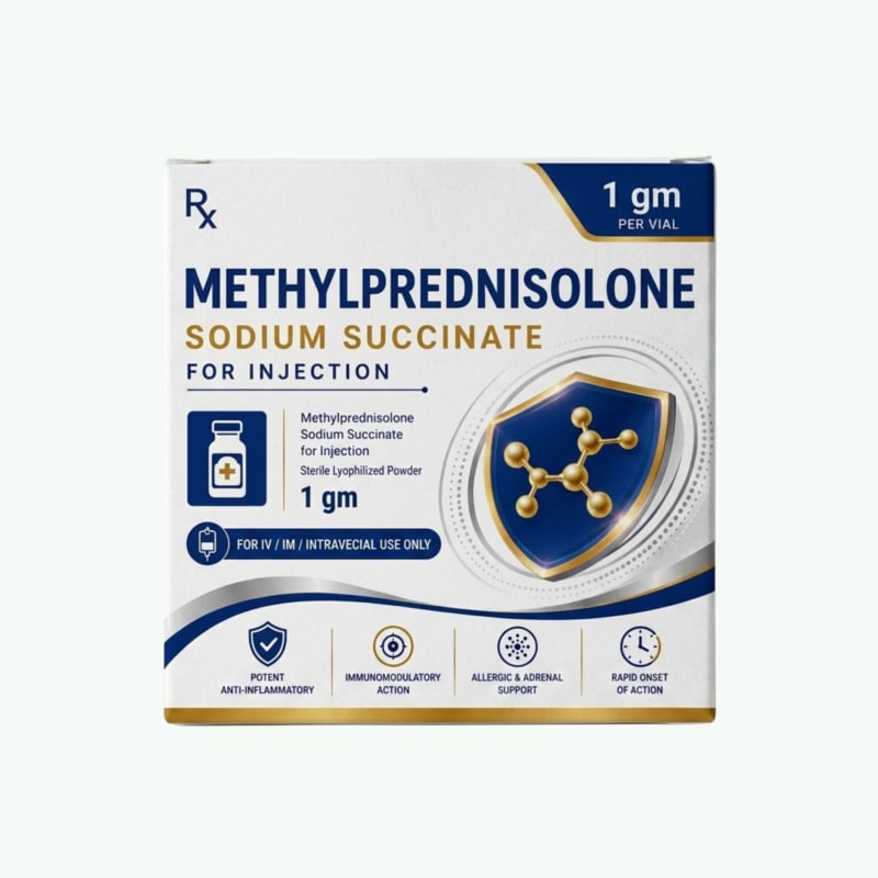 Methylprednisolone Sodium Succinate for Injection 1.0gm