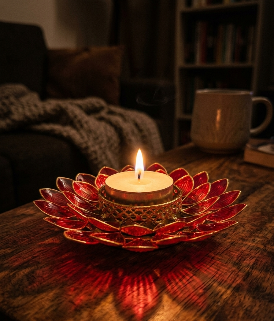 Resin Petal Tlight Holders