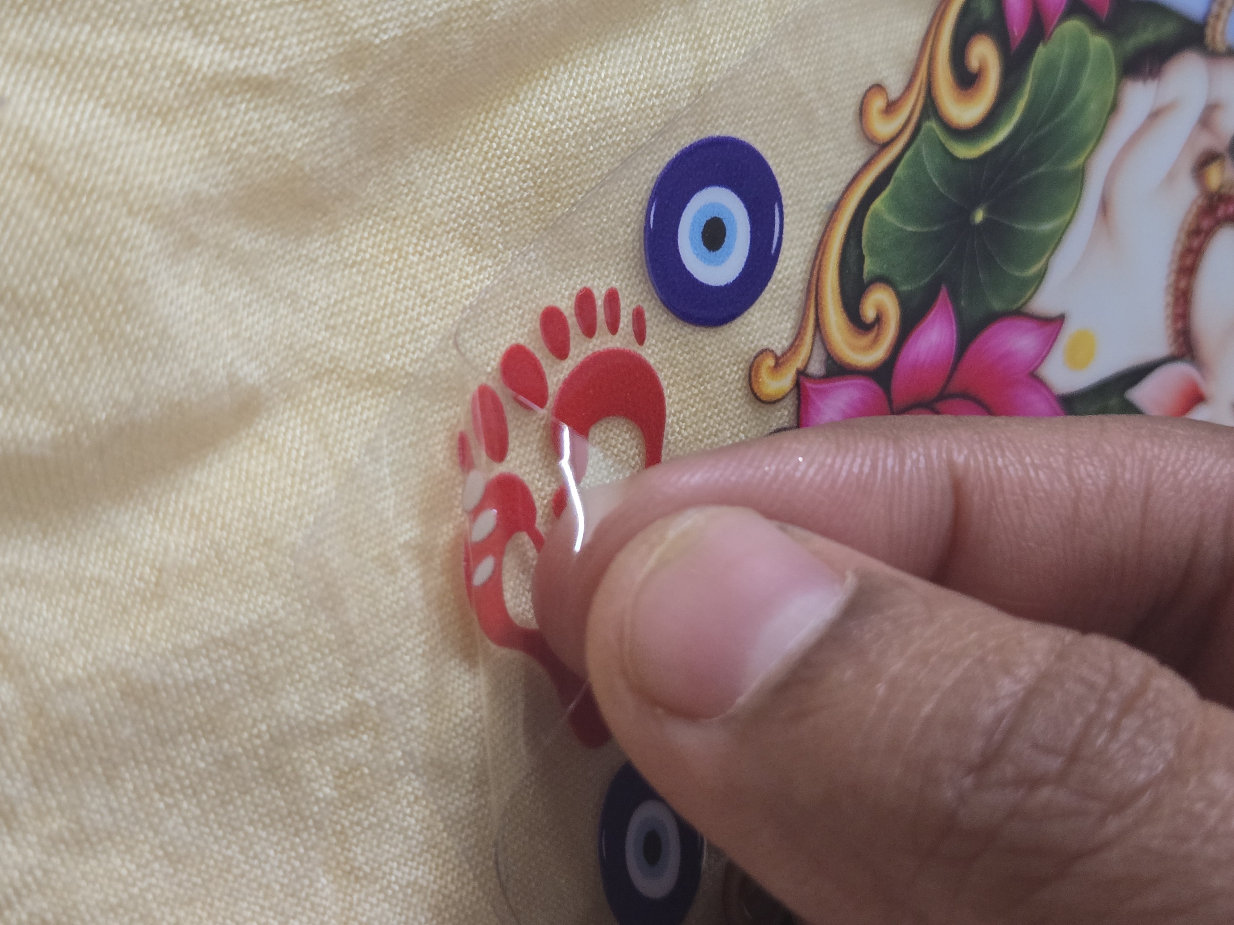 Krishna & Cow UV DTF Sticker