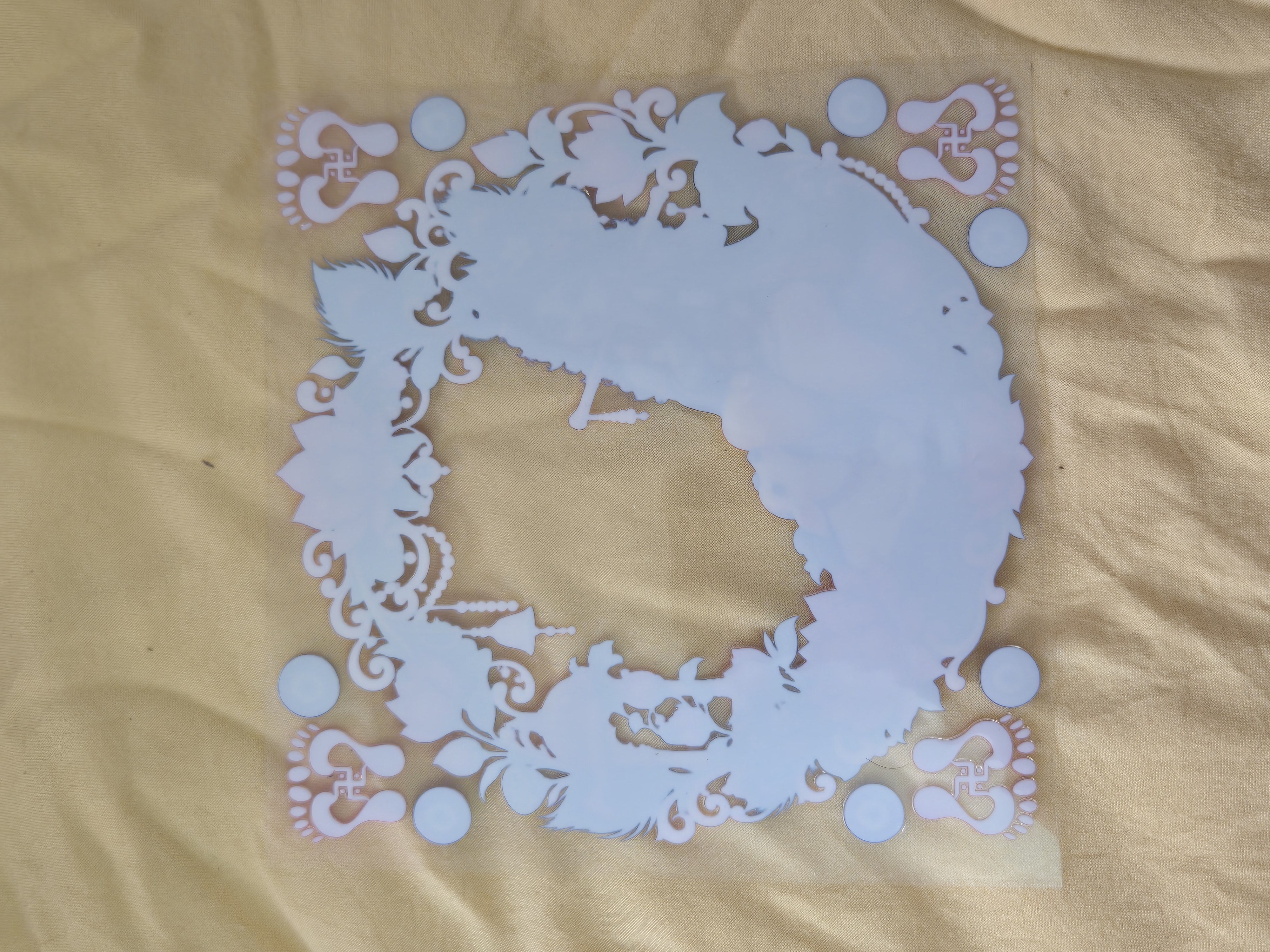 Krishna & Cow UV DTF Sticker
