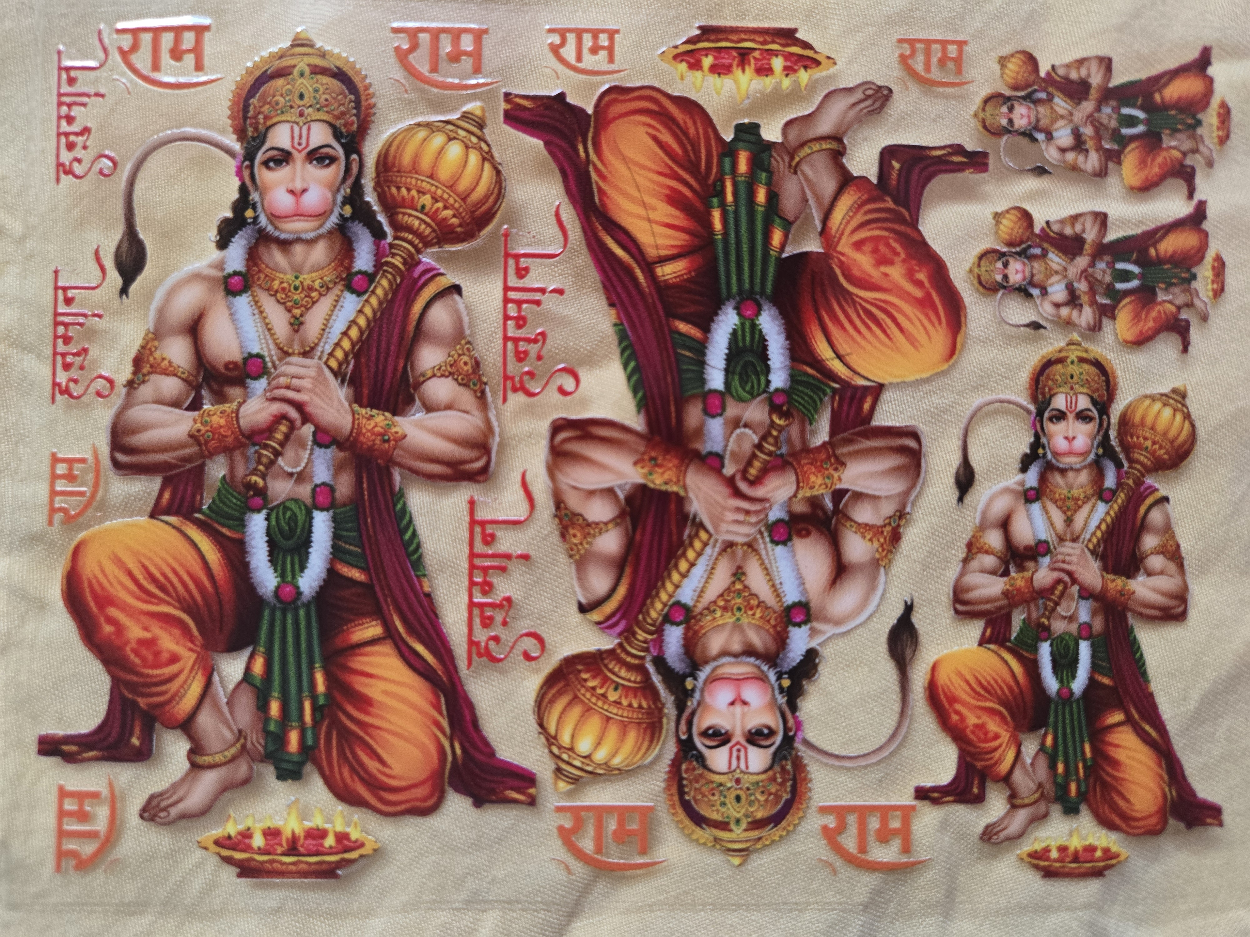 Hanuman UV DTF Sticker Sheet