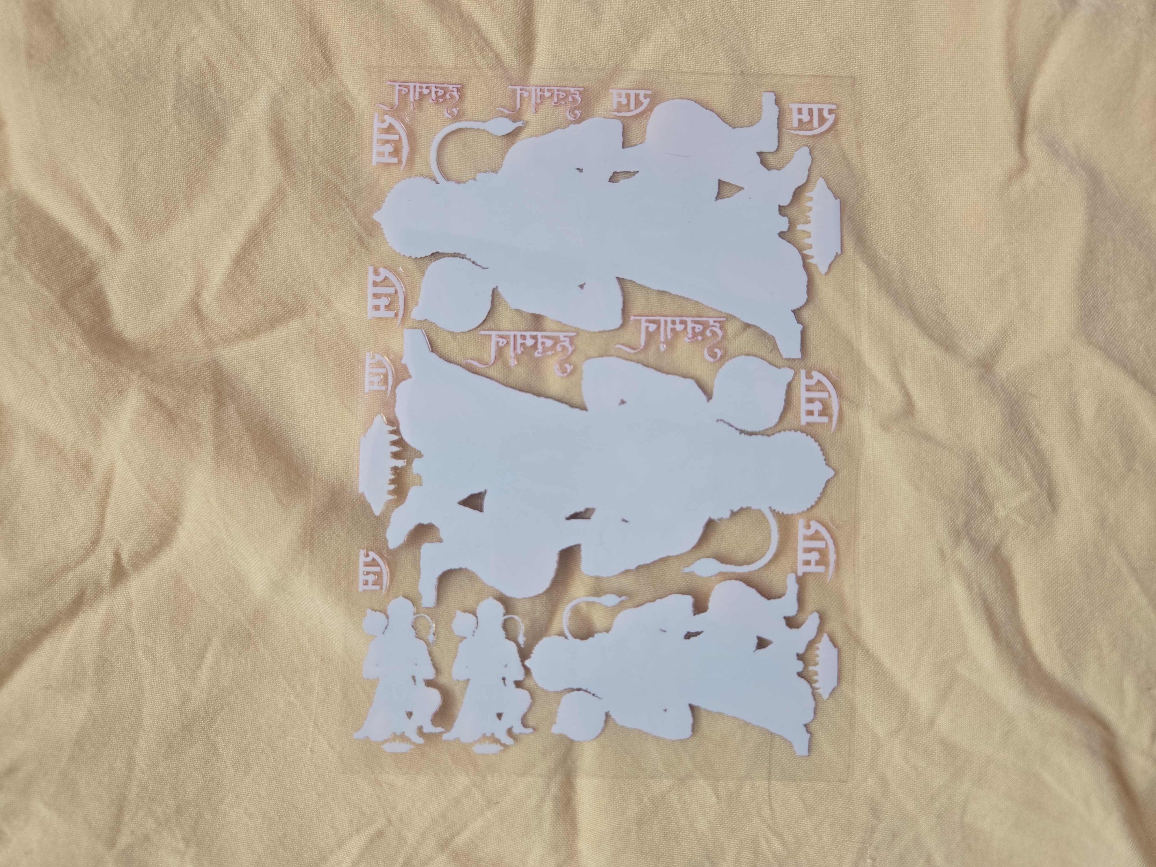 Hanuman UV DTF Sticker Sheet