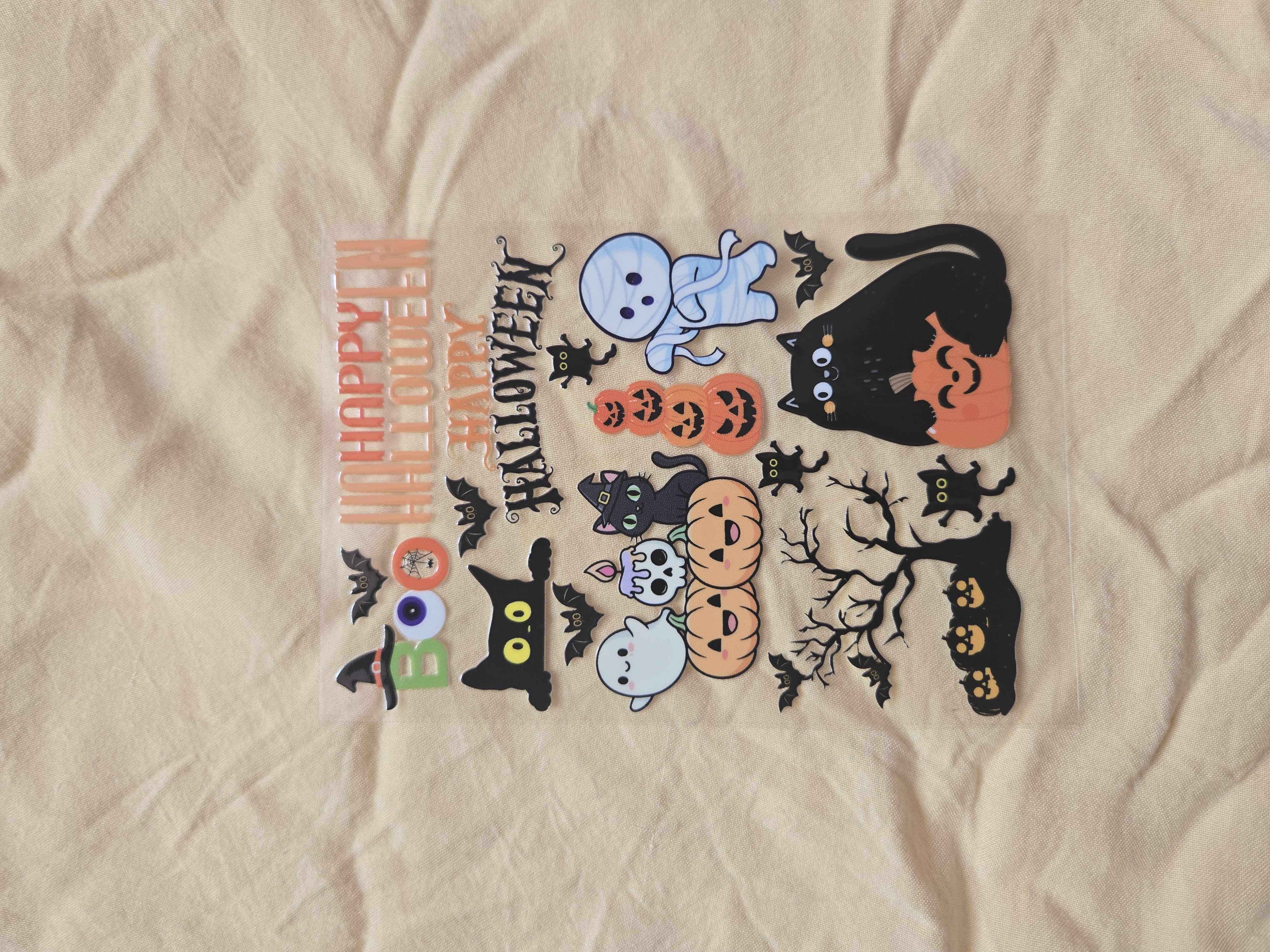 Halloween UV DTF Sticker Sheet