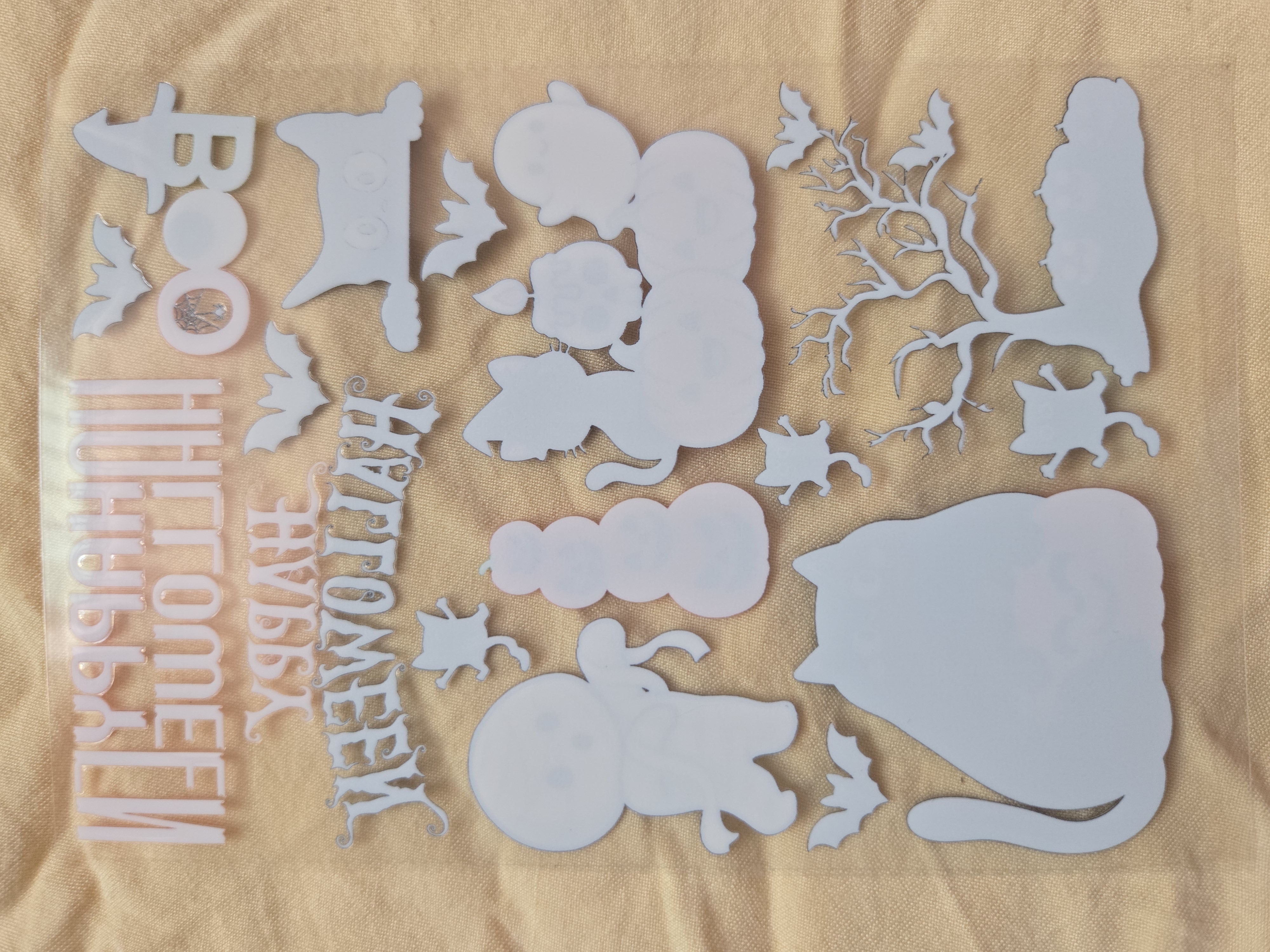 Halloween UV DTF Sticker Sheet