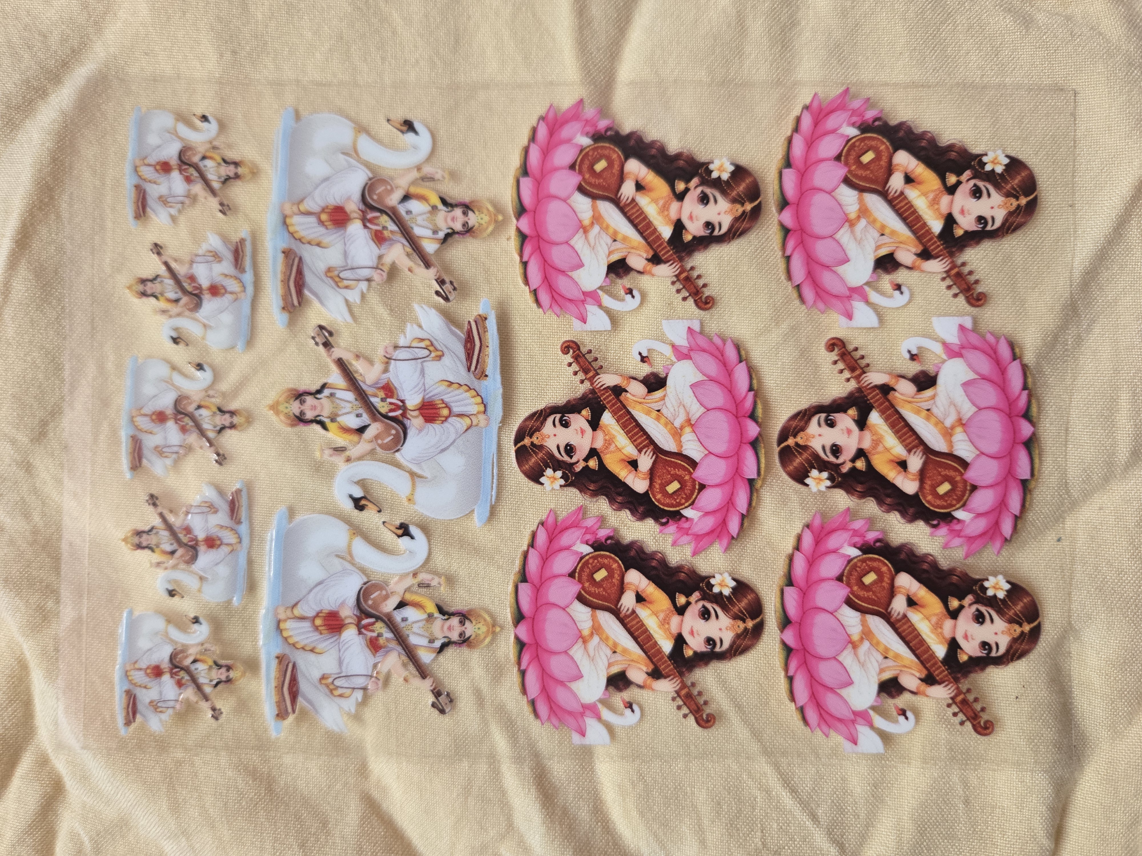 Saraswati UV DTF Sticker Sheet