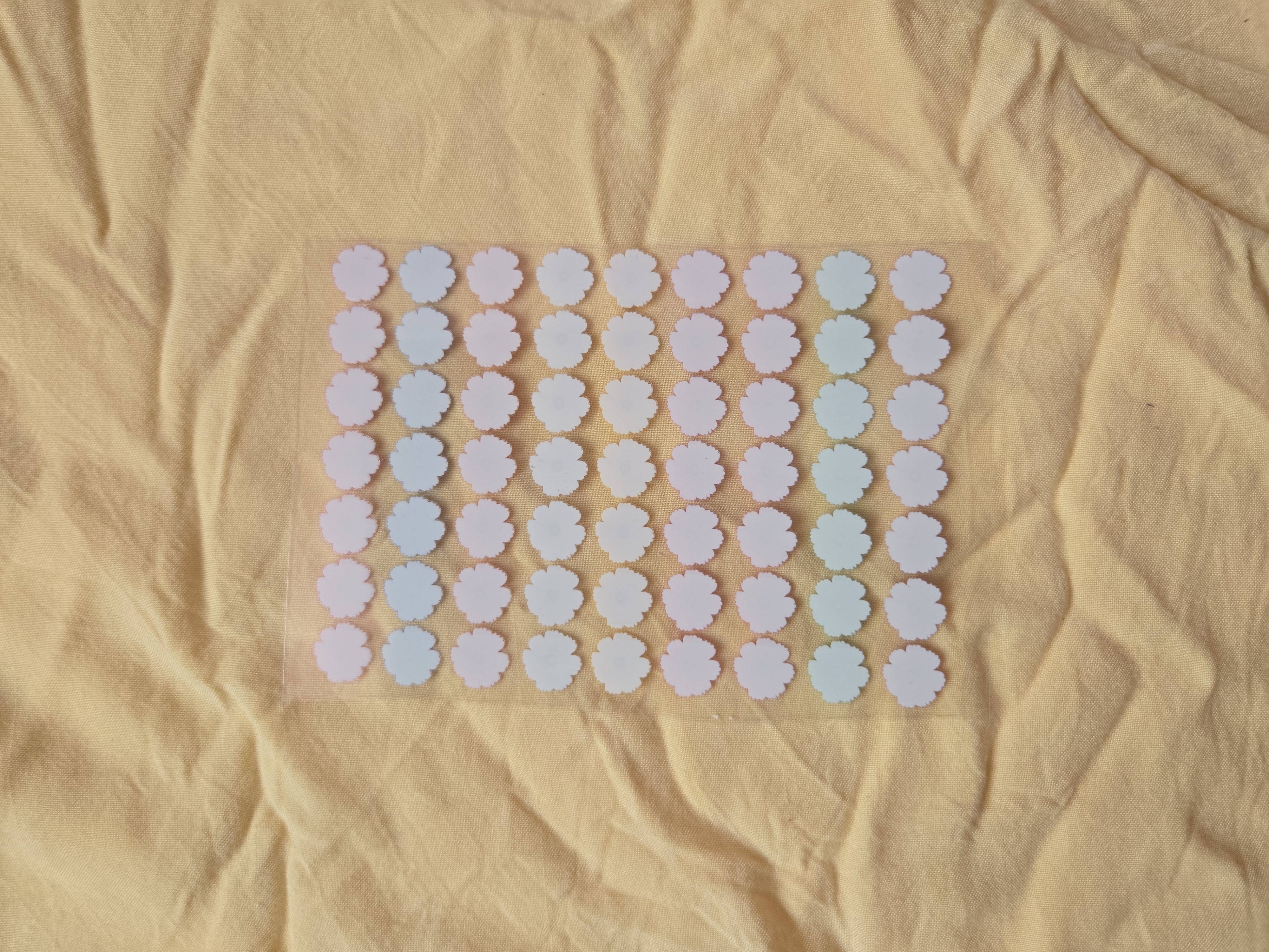 Mini Multicolour Flower UV DTF Sticker Sheet