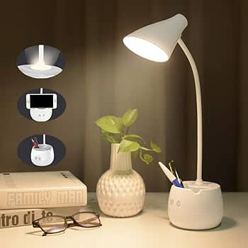 Solar Table Lamp – With USB Charging Port
