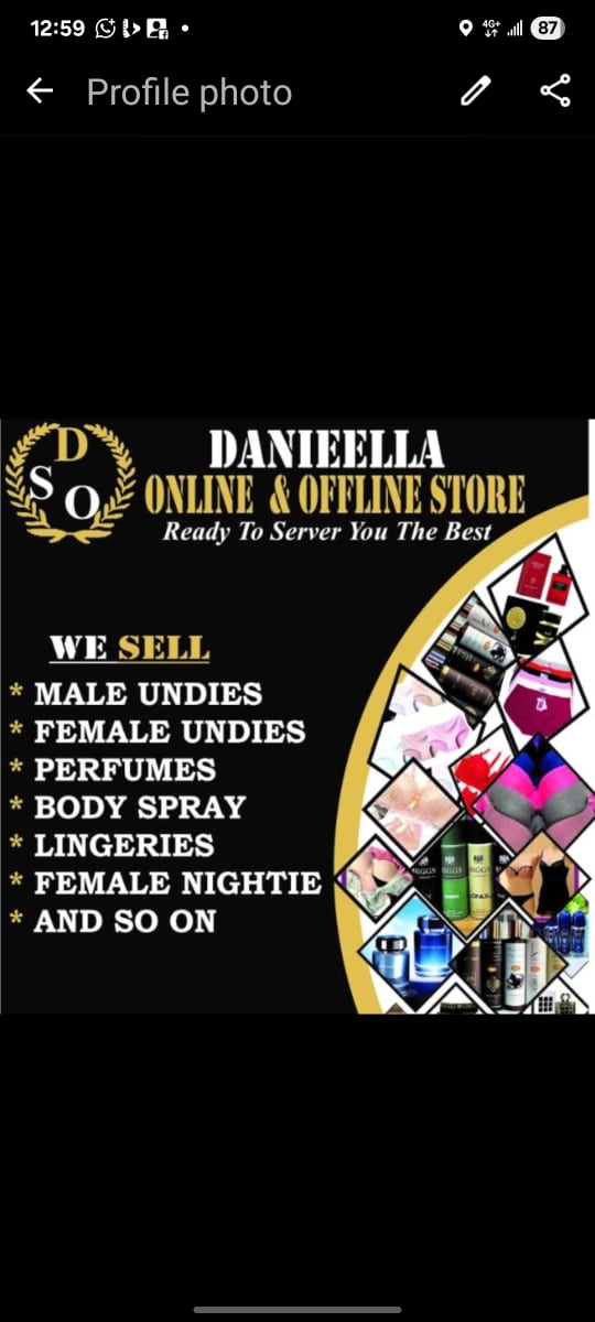 Unisex undies, Unisex nightie and perfume 