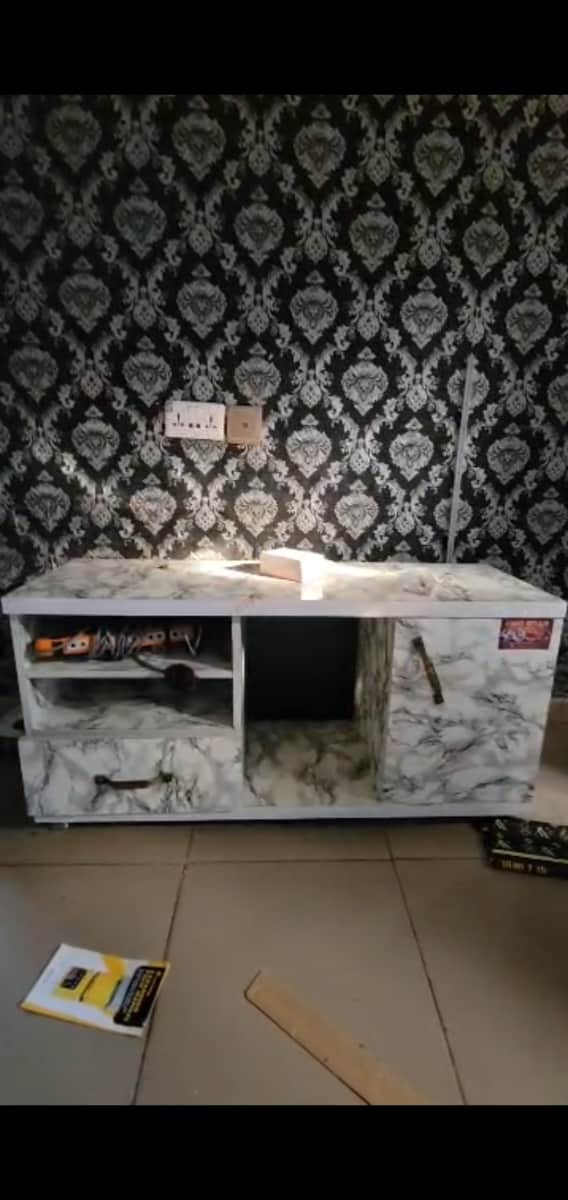 Television stand and kitchen wall cabinet