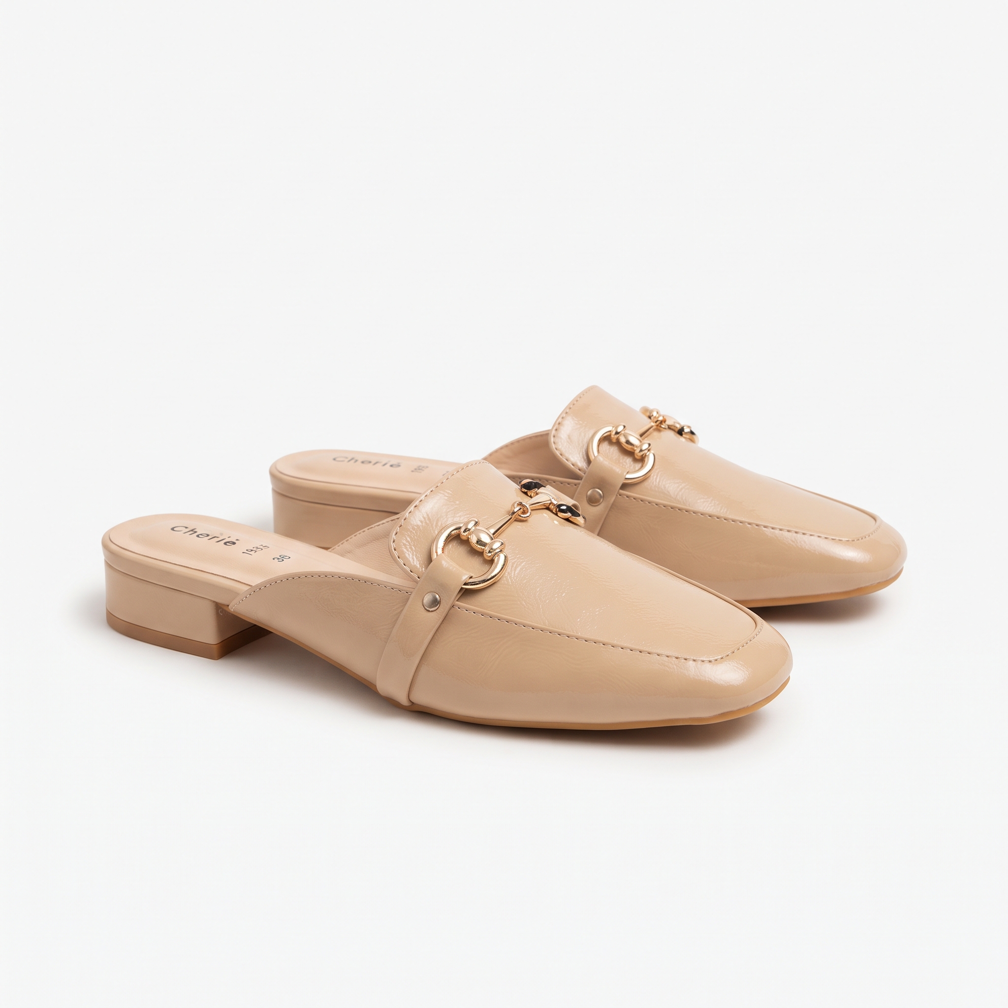 Horsebit Low Heel Mules Image 2