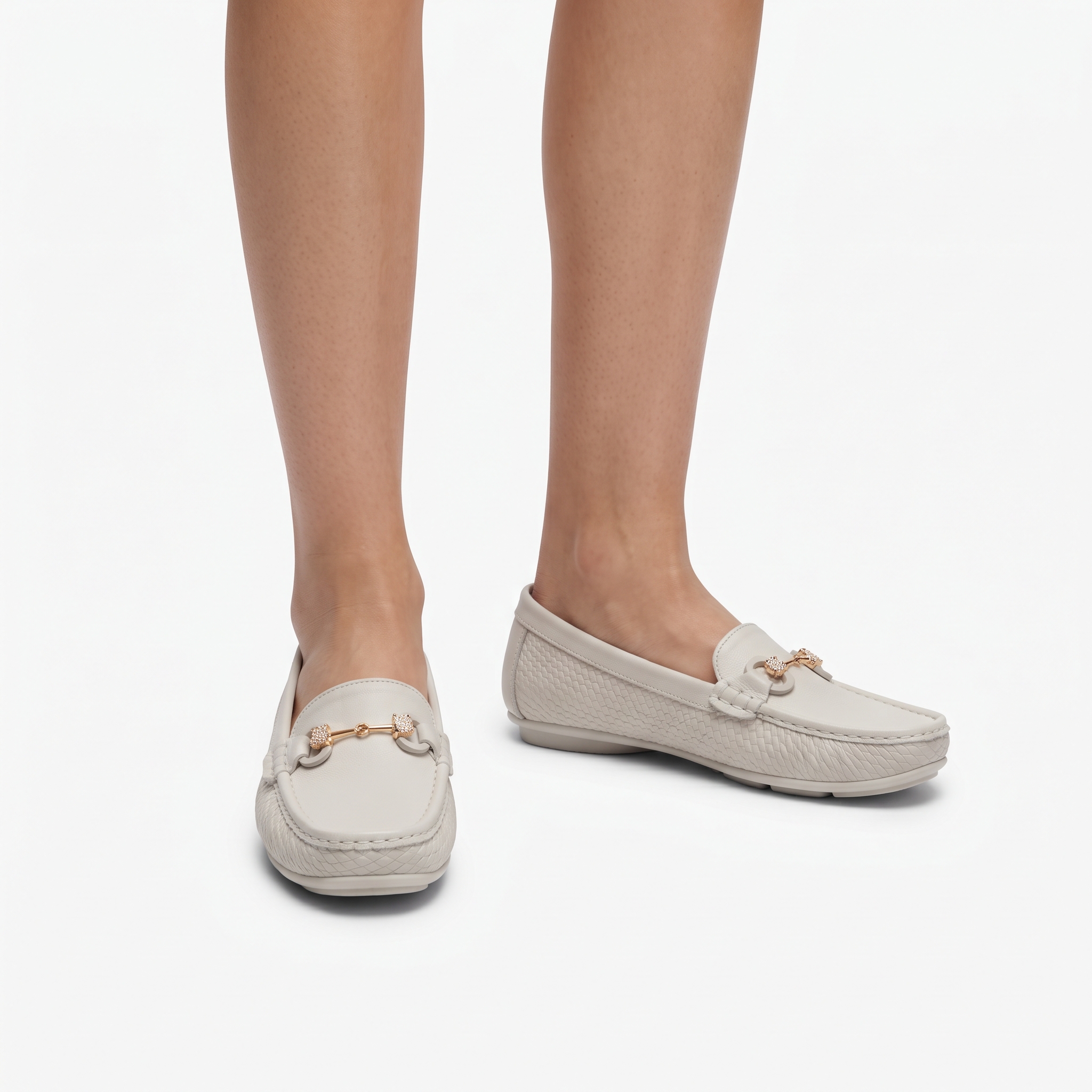 Crystal Horsebit Loafers Image 3