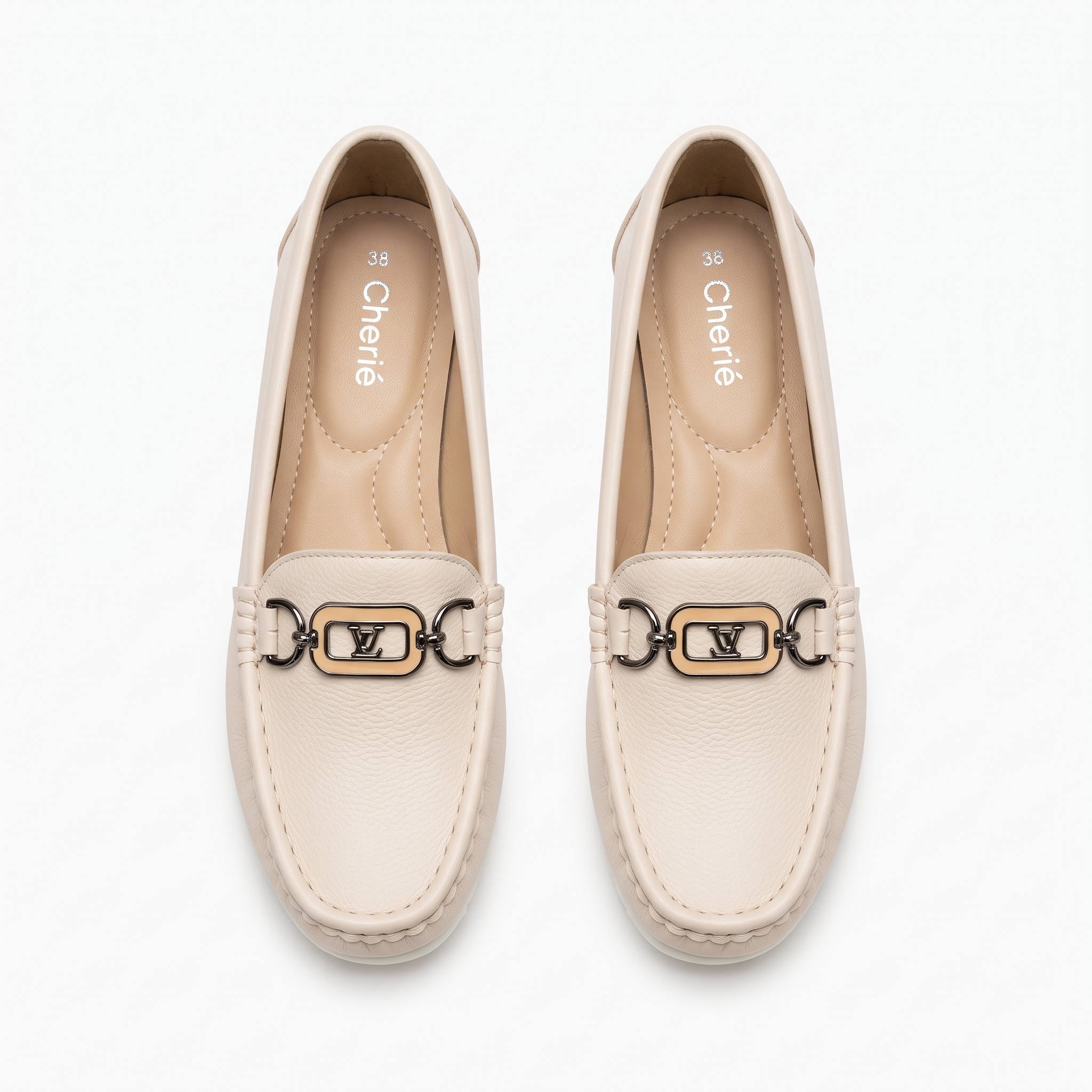 Wedge Loafers with Metallic Buckle Image 2
