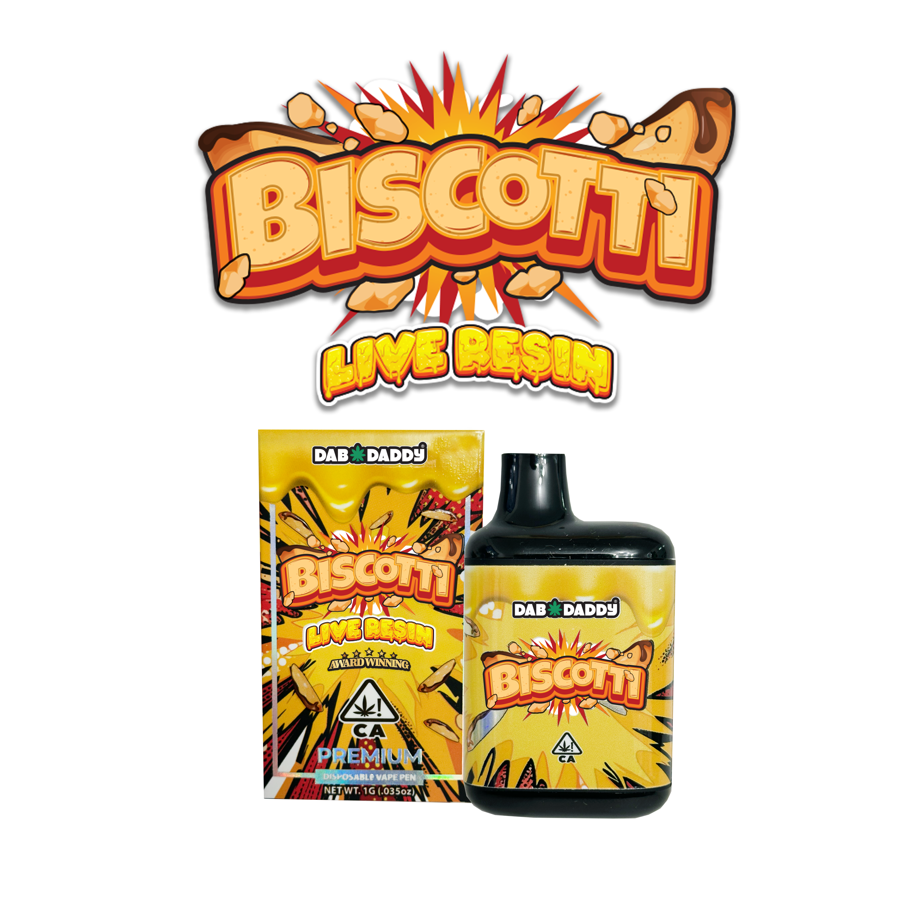 DabDaddy Biscotti Live Resin Disposable | undefined