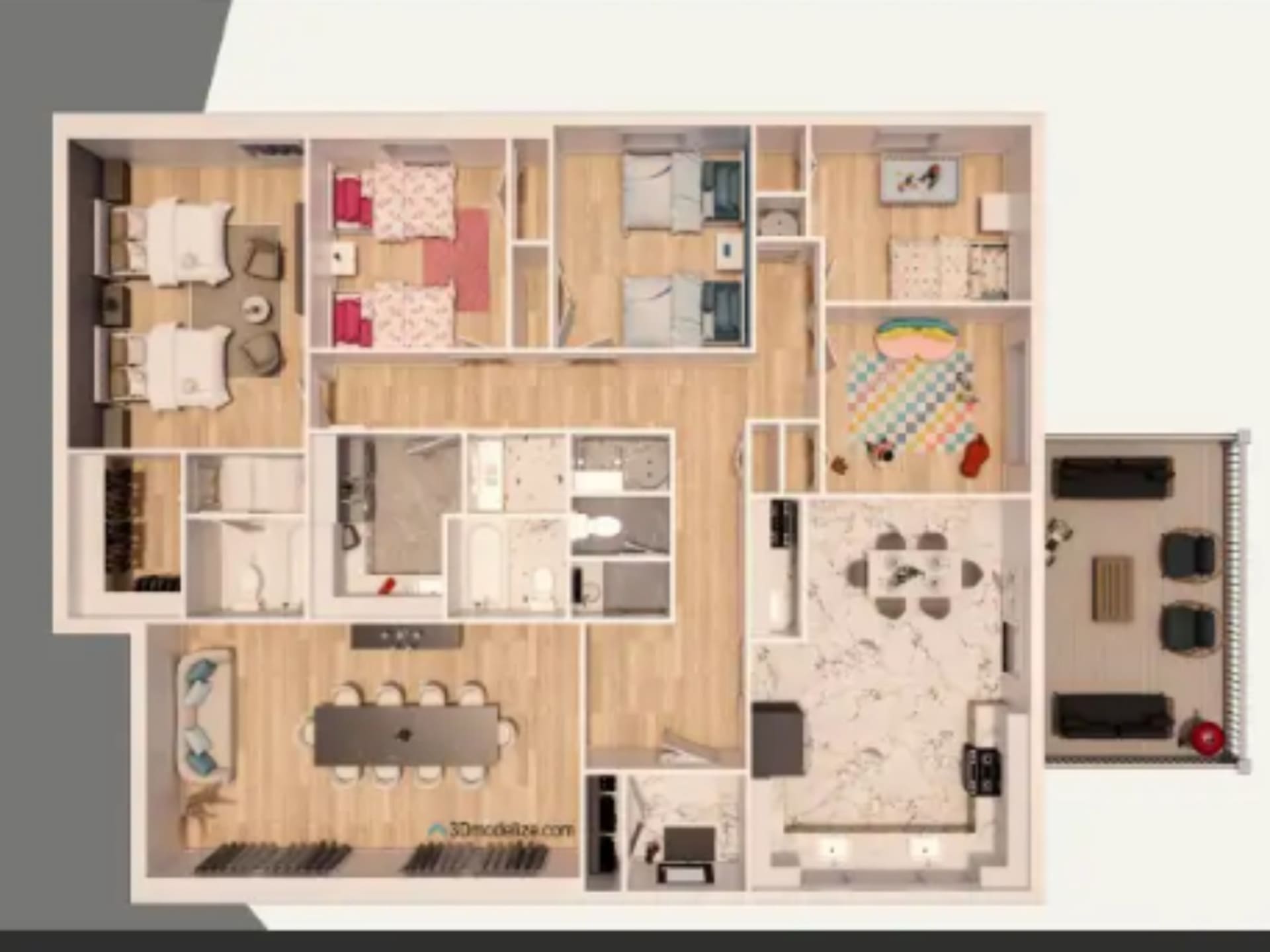 Stunning 7 room walk-in for Sale in Monroe, NY