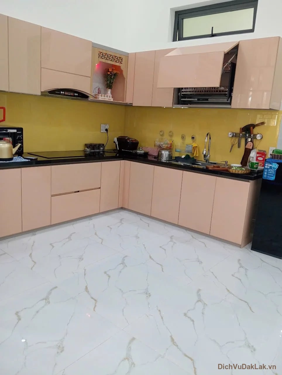 Vệ sinh phòng bếp sạch sẽ nhà tại Krông Pắc Đắk Lắk