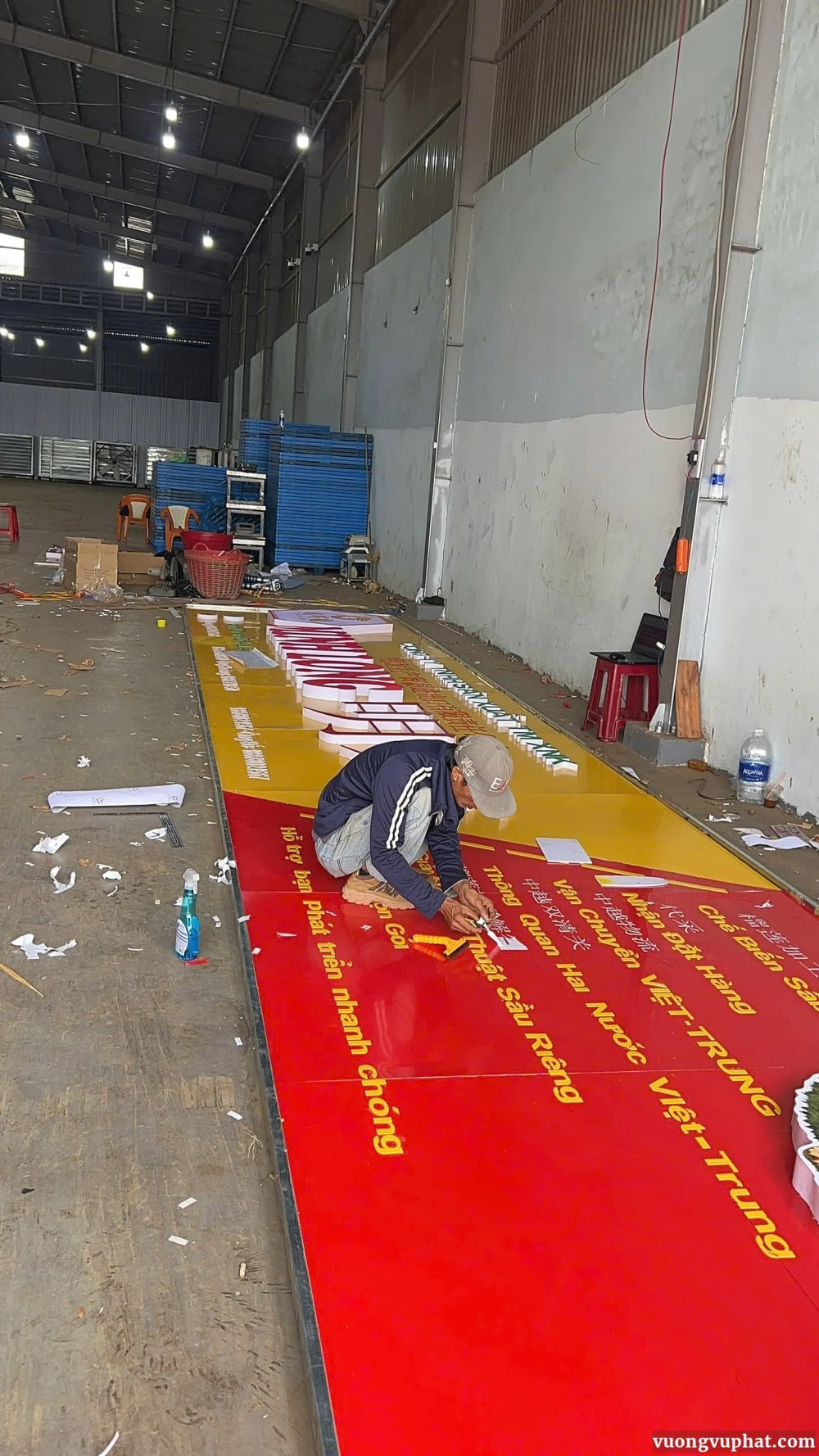 thi công bảng hiệu công ty minh long tại krong buc đắk lắk