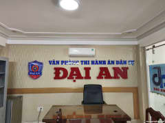bảng hiệu đẹp cho văn phòng Đại An tại Đắk Lắk
