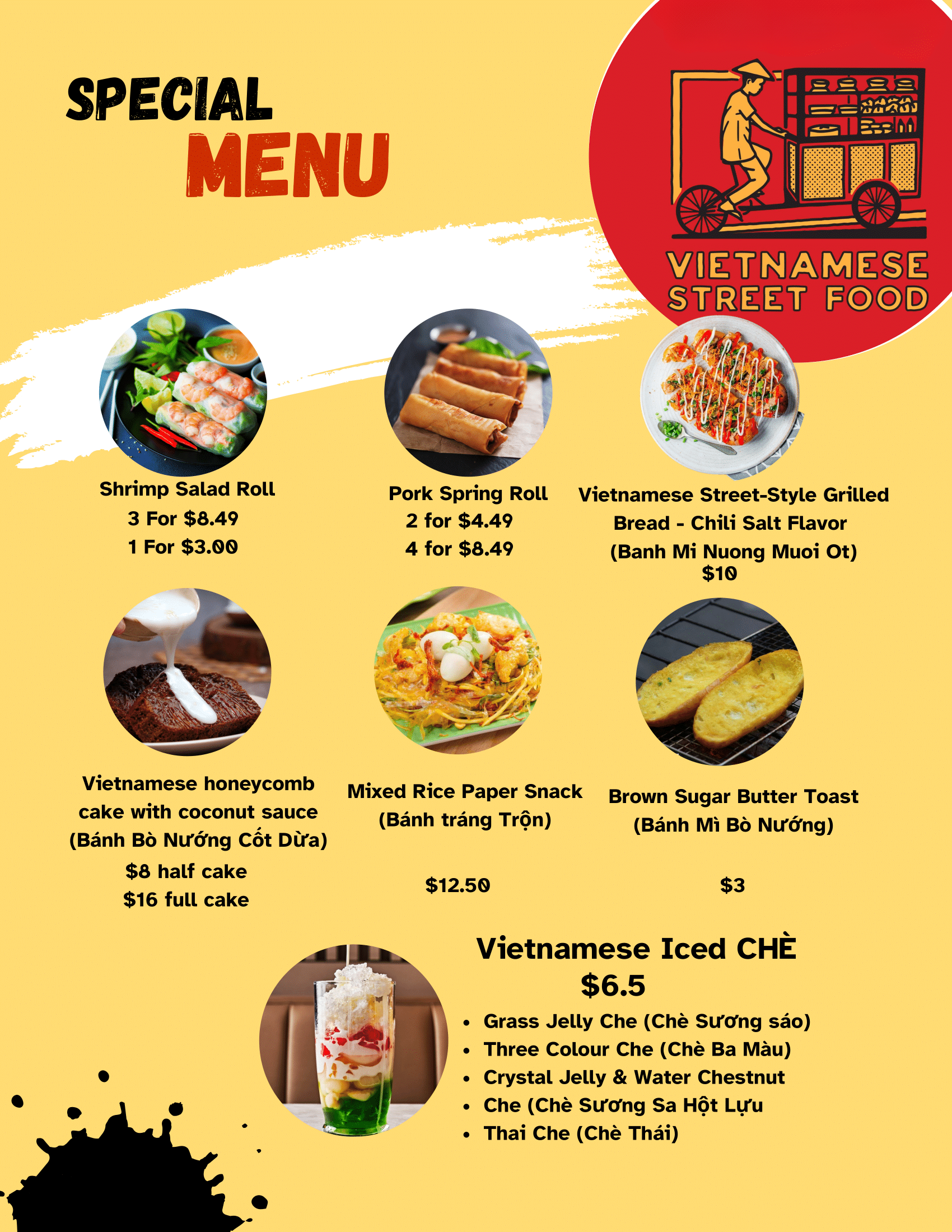 A selection of our delicious Banh Mi