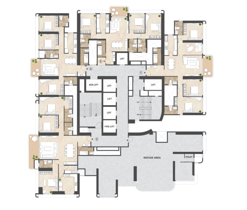 Floor plan 6 - Mahindra BeaconHill