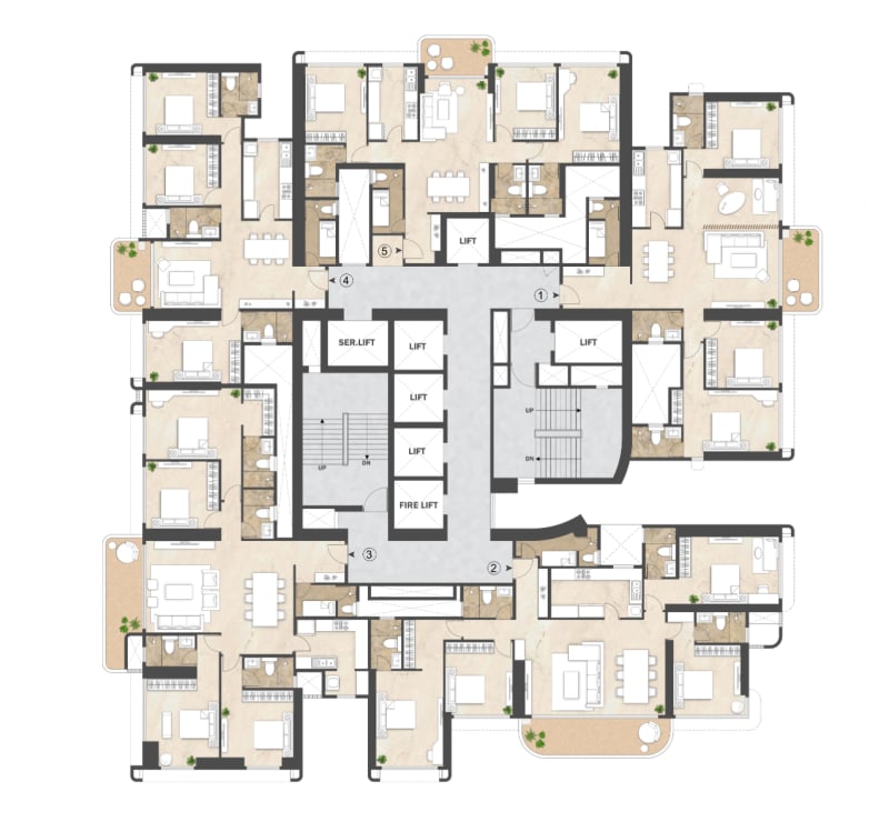 Floor plan 7 - Mahindra BeaconHill
