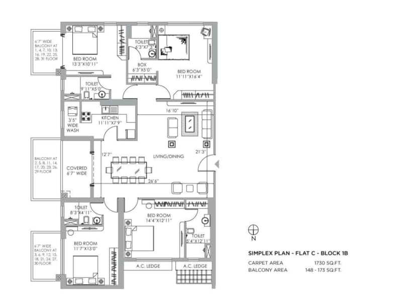 4BHK