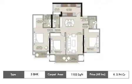 3BHK