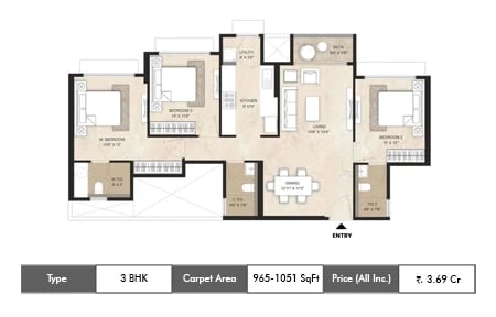 3BHK