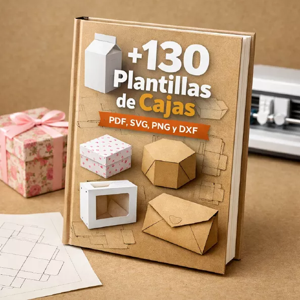 +130 Plantillas de Cajas (PDF, SVG, PNG y DXF)