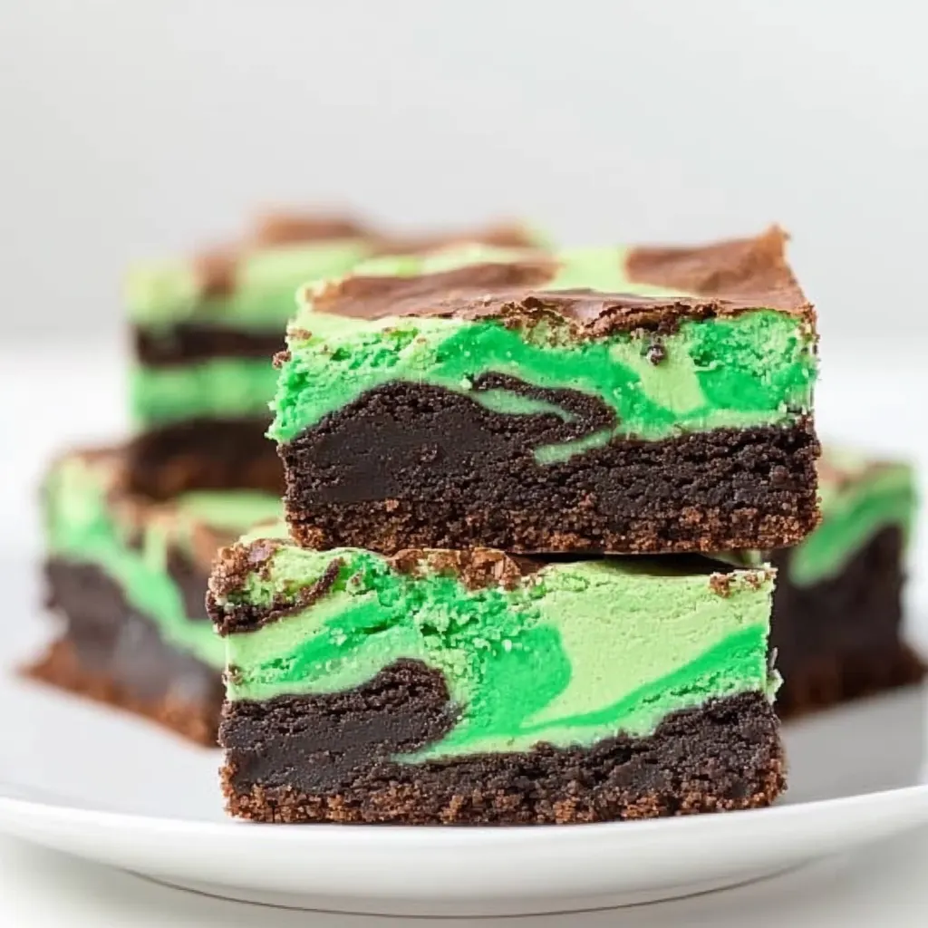 Mint Cheesecake Swirl Brownies: Heavenly Chocolate Delight