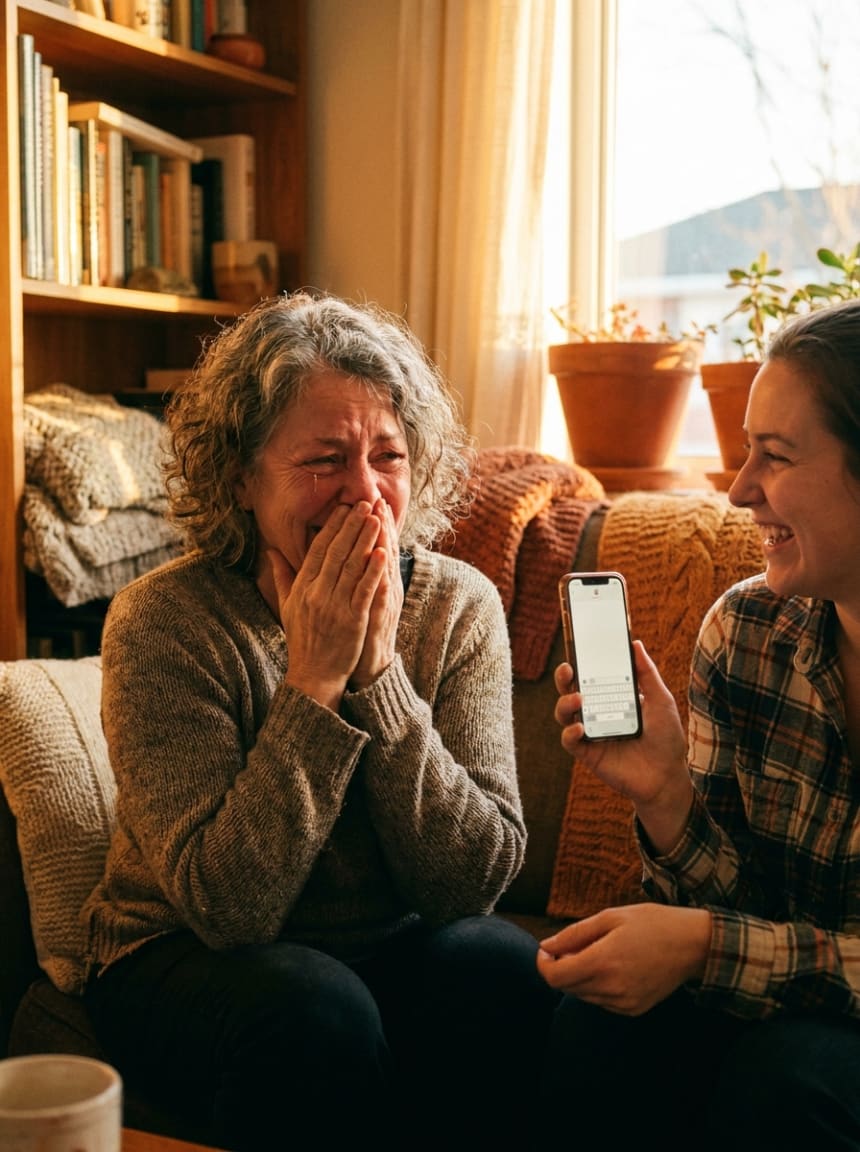 Elle découvre sa chanson : des larmes de joie