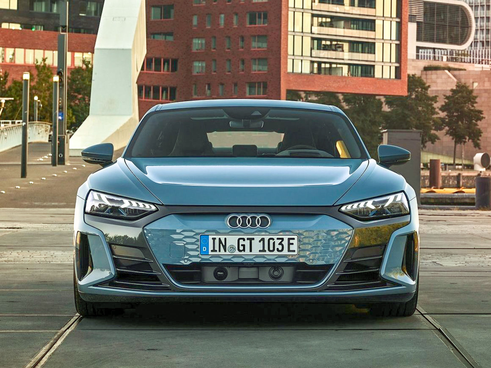 AUDI: e-tron GT revealed - and an RS too! Front
