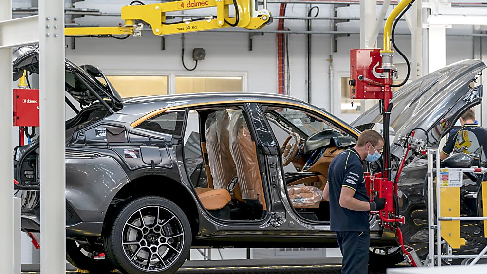 Aston Martin DBX Wales Production Line