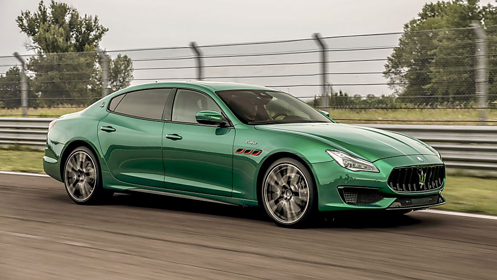 MASERATI: Hardcore Trofeo Quattroporte saloon Quattroporte green