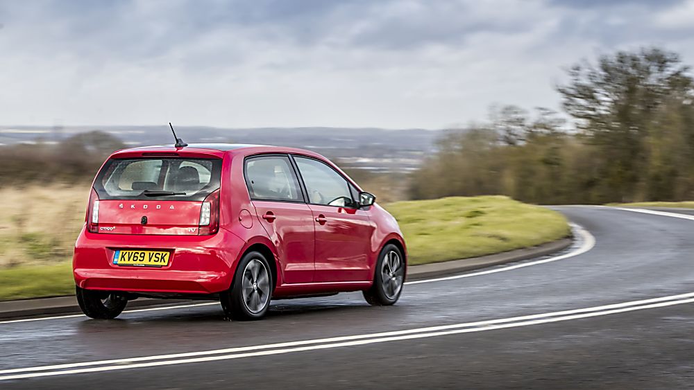 Skoda Citigo e-iV on the road