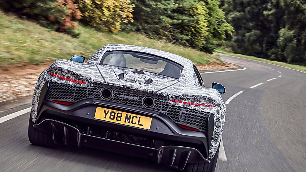 McLAREN: All-new MV614 hybrid supercar Rear