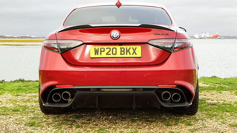 Alfa Romeo Giulia Quadrifoglio Verde Rear