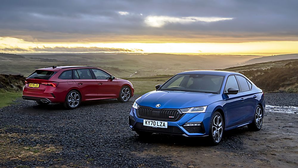 SKODA: The all-new Octavia vRS Front and Rear