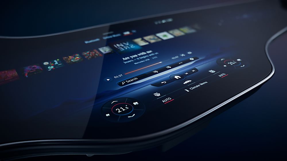 MERCEDES-BENZ: New EQS to get full-width MBUX Hyperscreen Apps
