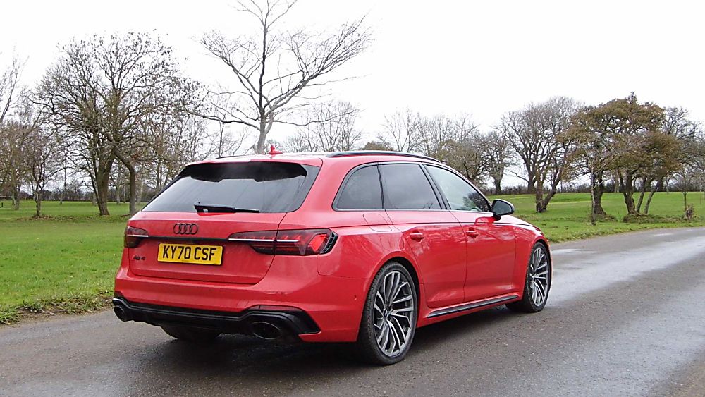 Review: Audi RS4 Avant Vorsprung Hero Rear