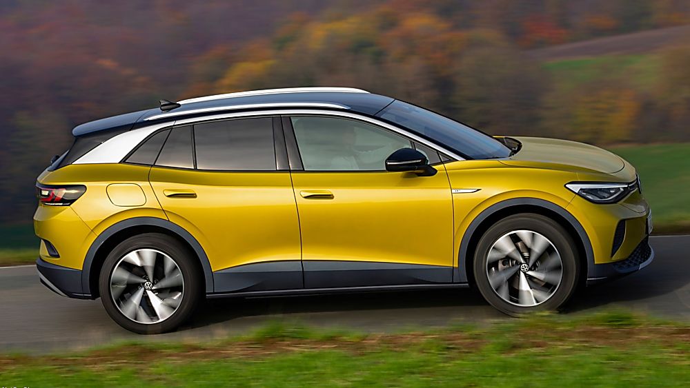 VOLKSWAGEN: Order books open for ID.4 electric SUV Hero Honey Yellow