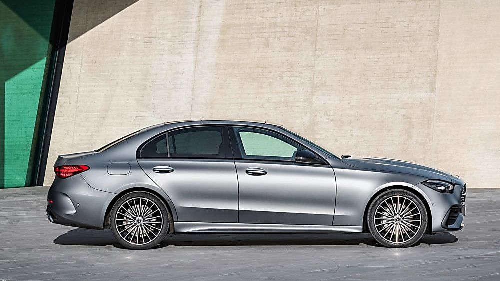 MERCEDES-BENZ: New C-Class saloon and estate revealed - Side