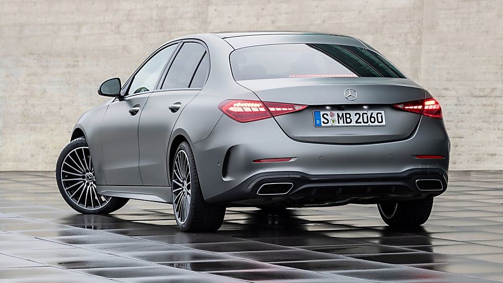 MERCEDES-BENZ: New C-Class saloon and estate revealed - Rear
